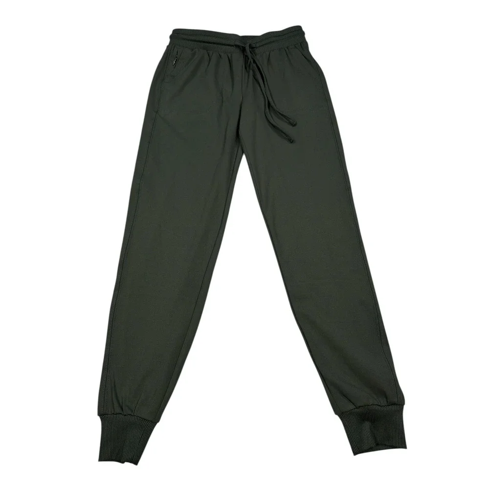 Rachel Zoe Los Angeles New York Joggers Womens XS‎ Drawstring Olive Green